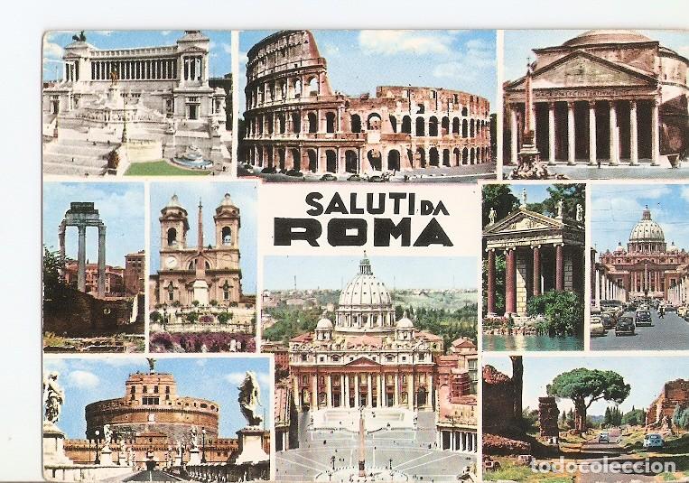 Postais: Postal 020336 : Saluti da Roma - Varios