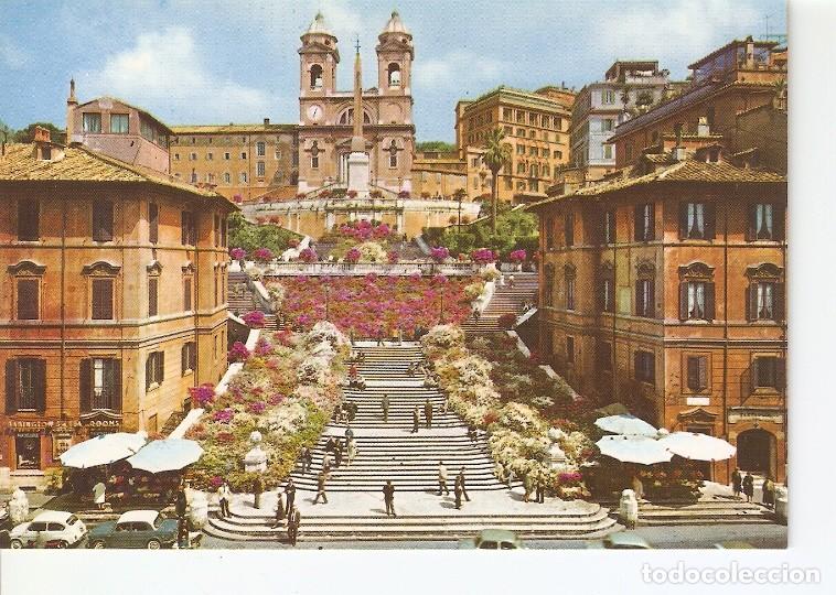 Postales: Postal 020367 : Piazza di Spagna - Trinit&agrave; dei Monti. Roma - Varios