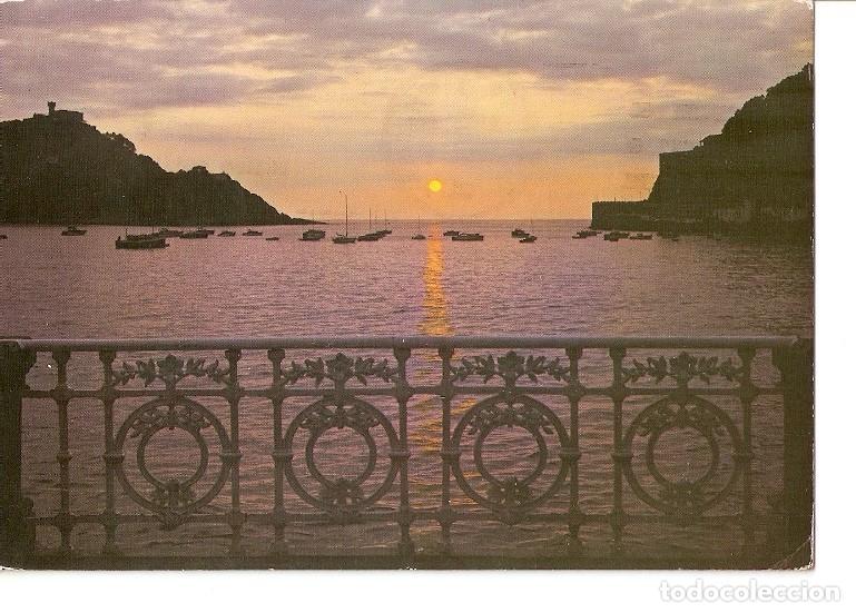 Postkarten: Postal 020448 : Atardecer San Sebastian - Donostia - Varios