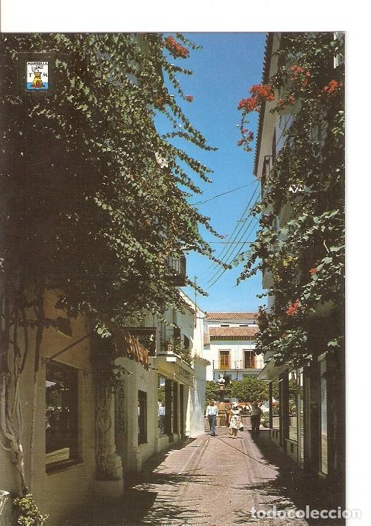 Postcards: Postal 020596 : Calle tipica Marbella - Costa del Sol - Varios