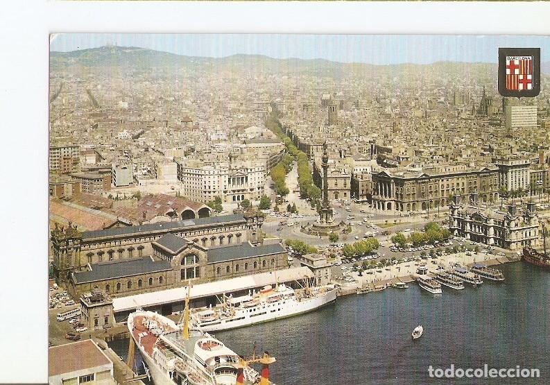 Postales: Postal 020885 : Puerto, monumento a Colon - Barcelona - Varios