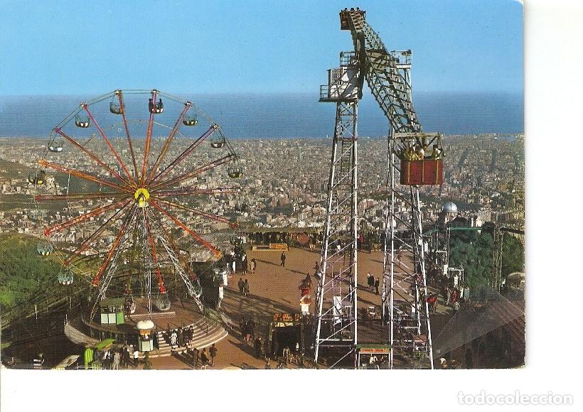 Cartoline: Postal 020889 : Vista general del Tibidabo - Barcelona - Varios