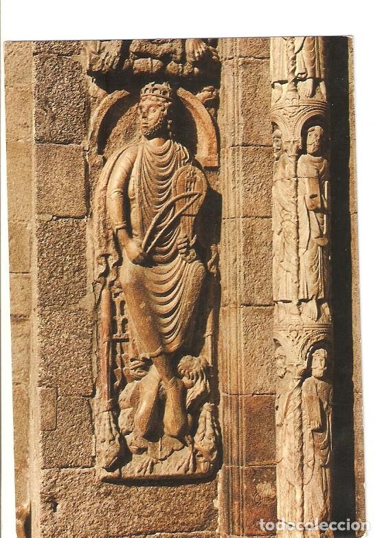 Postales: Postal 021027 : Puerta de Platerias (rey David) - Santiago de Compostela - Varios