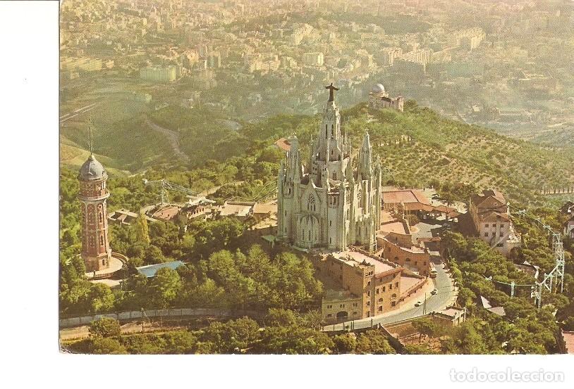 Postales: Postal 020887 : Basilica Nacional Expiatoria del Sagrado Corazon - Barcelona - Varios