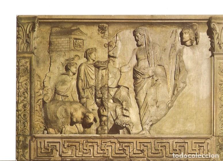 Postkarten: Postal 021097 : Enea sacrifica ai penati su ara rustica - Roma - Varios