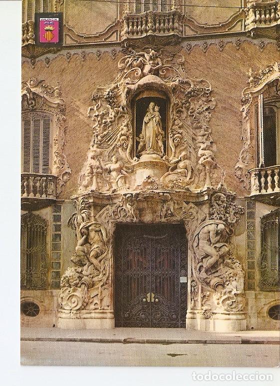 Postais: Postal 021658 : Fachada del Palacio del Marques de Dos Aguas - Valencia - Varios