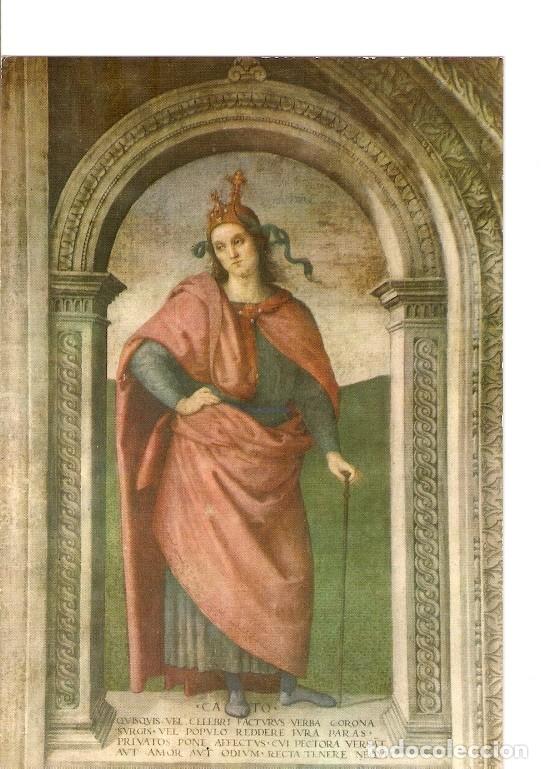 Cartoline: Postal 022069 : Cato - Fresco by the Perugino - Varios