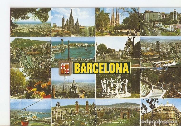 Postkarten: Postal 022527 : Diferentes aspectos Barcelona - Varios