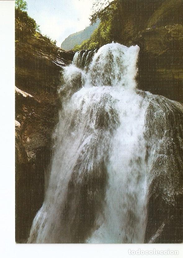 Postales: Postal 022943 : Cascada del Estrecho, Parque Nacional de Ordesa, Torla - Pirineo Aragones - Varios