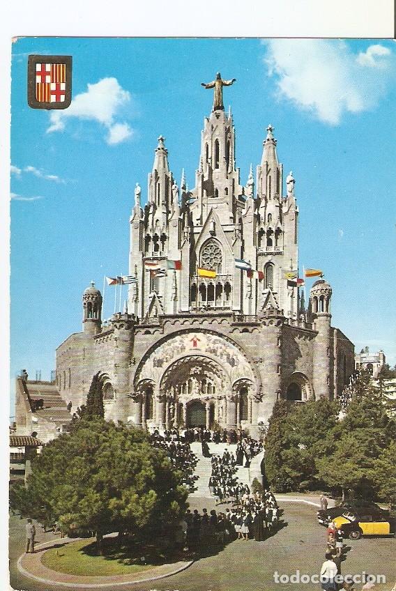 Postkarten: Postal 022932 : Templo Expiatorio. Tibidabo, Barcelona - Varios