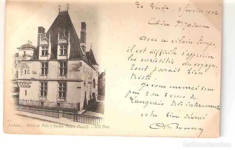 Cartoline: Postal 023058 : Amboise, Hotel de Ville (Ancien Palais Ducal) - Varios