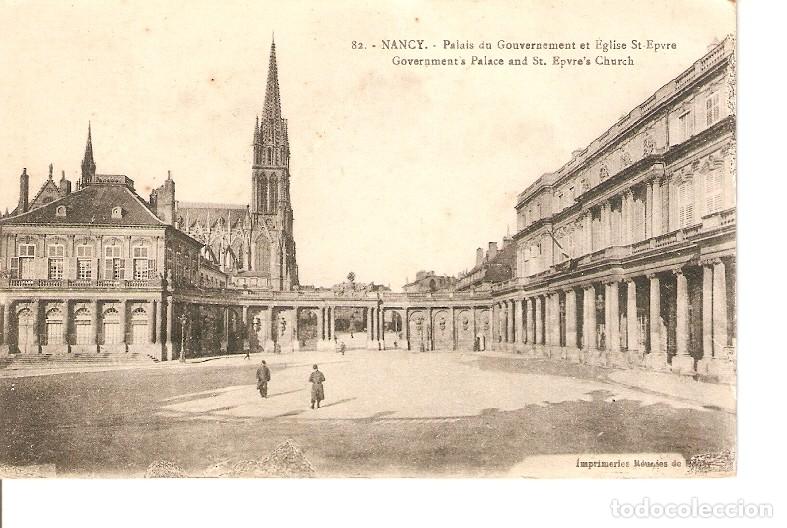 Postais: Postal 023097 : Nancy, Palais du Gouvernement et Eglise st-Epvre Governments Palace and St. Epvres C