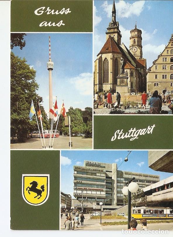Cartoline: Postal 023319 : Stuttgart, Fernsehturm - Varios