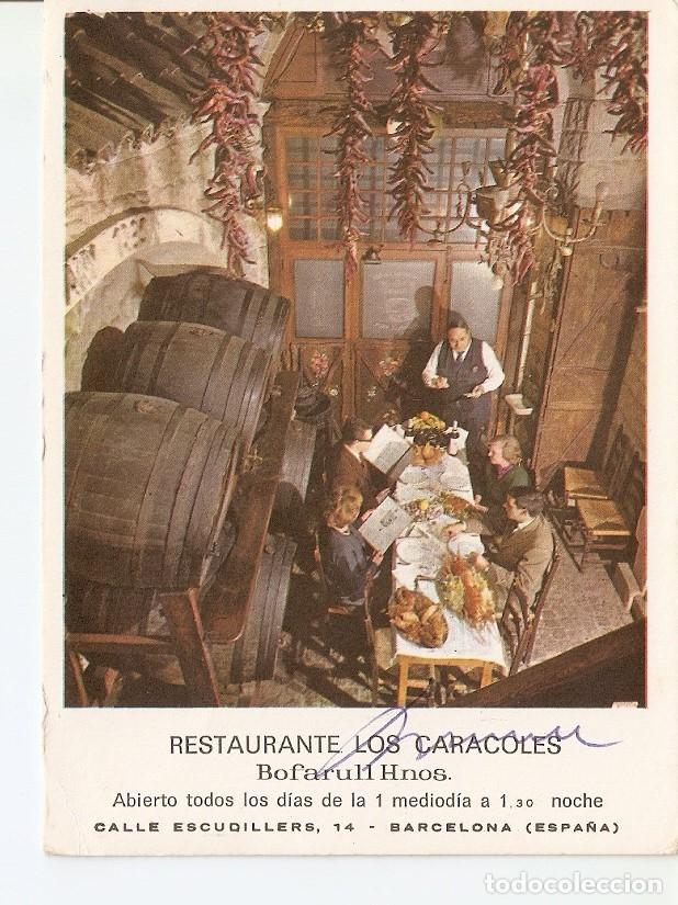 Postkarten: Postal 023379 : Restaurante los Caracoles - Barcelona - Varios