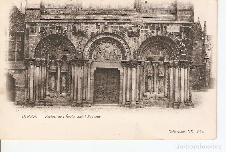Postales: Postal 026760 : Dinan. Portail de lEglise Saint-Sauveur - Varios