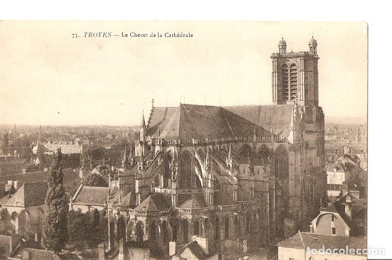 Postkarten: Postal 026797 : Troyes - Le Chevet de la Cathedrale - Varios