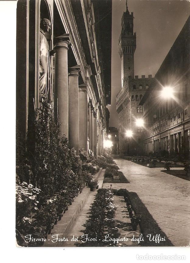 Postkarten: Postal 026930 : Firenze - Festa dei Fiori - Laggiata degli Uffizi - Varios
