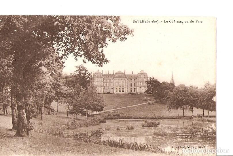 Postales: Postal 027077 : Sable (Sarthe). Le Ch&acirc;teau, du vu Parc - Varios