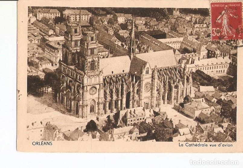 Postcards: Postal 027086 : La Cathedrale vue davion. Orleans - Varios