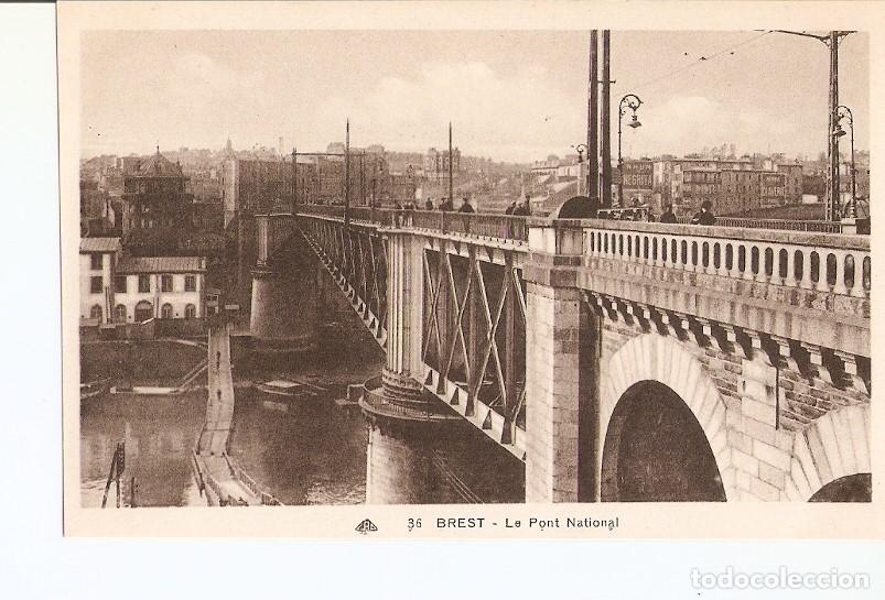 Postales: Postal 026974 : Brest - Le Pont National - Varios