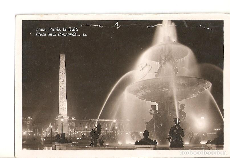 Postais: Postal 027096 : Paris la nuit, Place de la Concorde - Varios