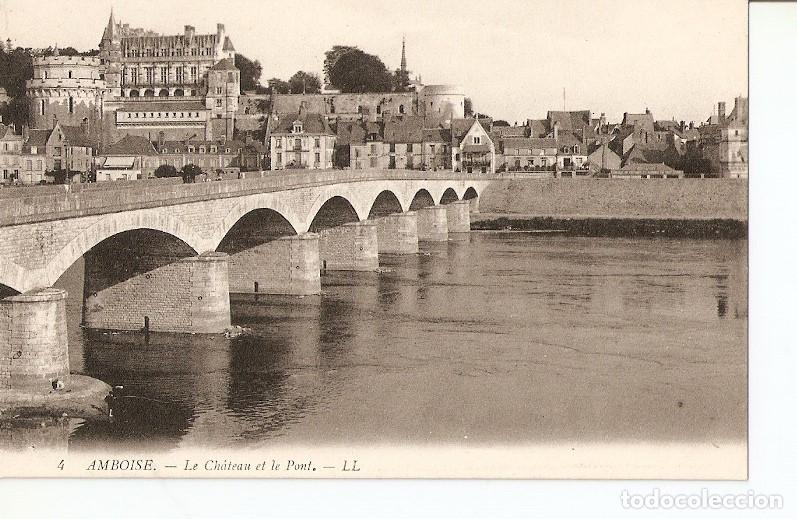Postais: Postal 027157 : Amboise. Le Ch&acirc;teau et le Pont - Varios