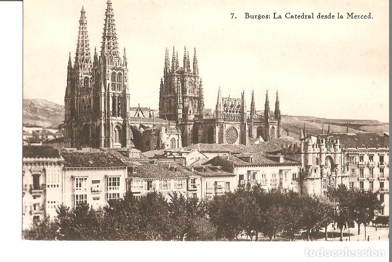 Cartes Postales: Postal 027473 : Burgos: La Catedral desde la Merced - Varios