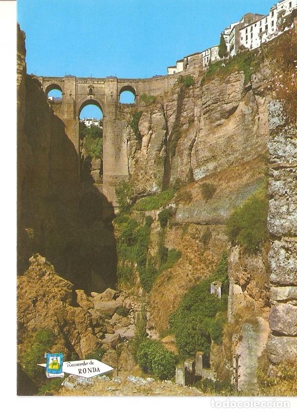 Postais: Postal 027531 : Ronda (Serran&ntilde;ia del Sol), El Tajo. Puente Nuevo - Varios