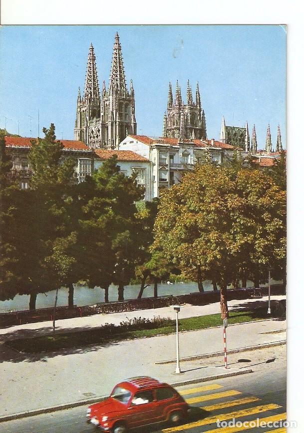 Postales: Postal 027533 : La Catedral de Burgos, desde el paso de la Merced - Varios