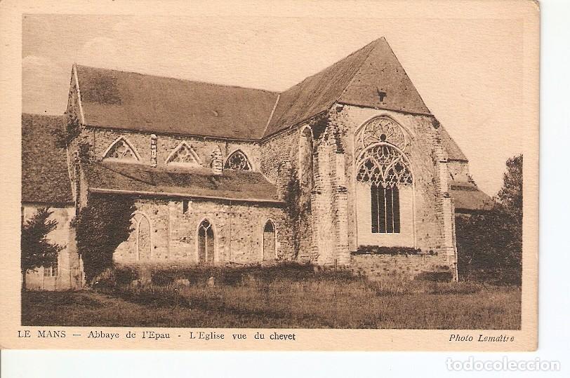 Postcards: Postal 027691 : Abbaye de lEpau - LEglise vue du chevet, Le Mans - Varios
