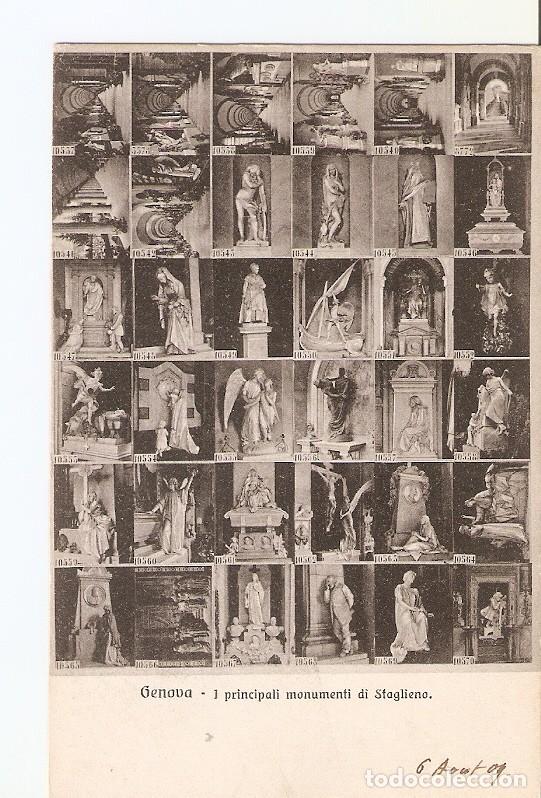 Postkarten: Postal 027615 : Genova - 1 principali monumenti di Staglieno - Varios