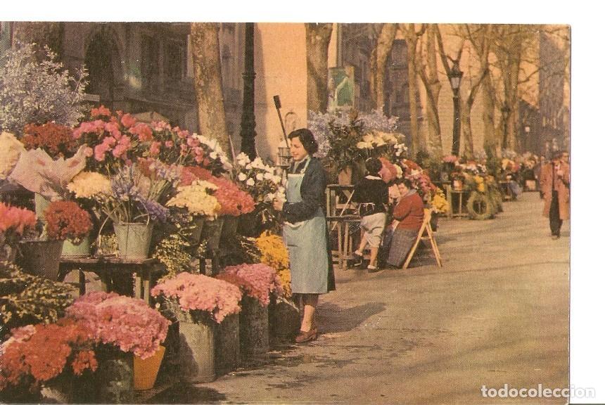 Postkarten: Postal 028429 : Barcelona. Rambla de las Flores - Varios