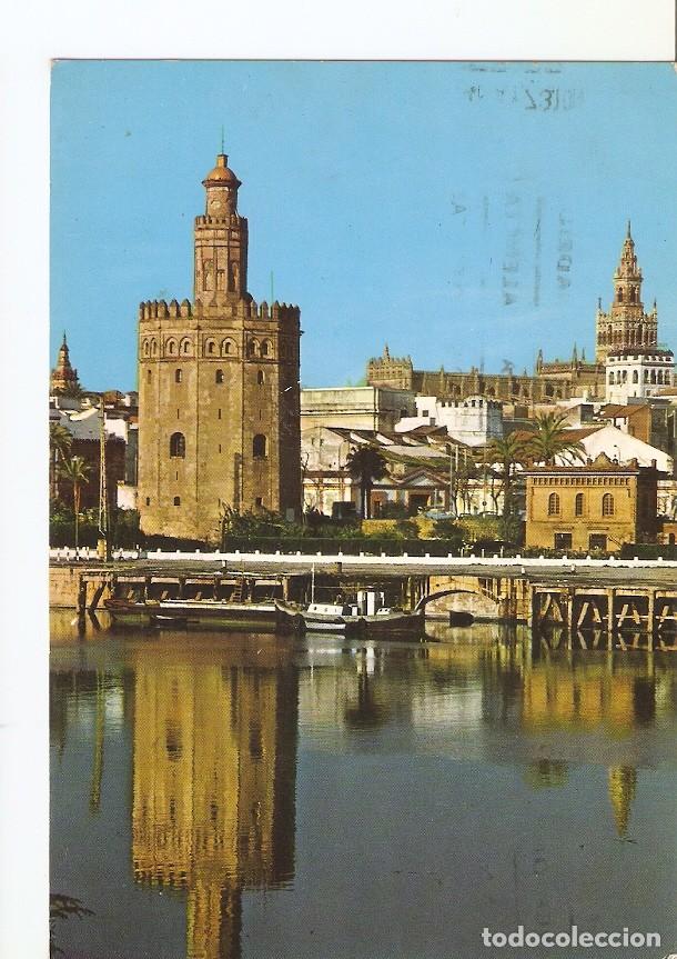 Cartoline: Postal 028505 : Sevilla, Torre del Oro y Giralda - Varios