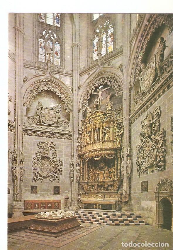 Postkarten: Postal 028432 : Burgos (Catedral), Capilla de los Condestables. Altar Mayor y Sepulcro - Varios