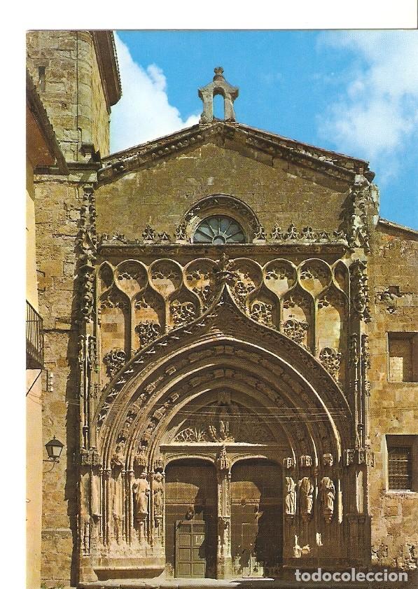 Postais: Postal 028444 : Requena, Portada de la Arciprestral del Salvador - Varios
