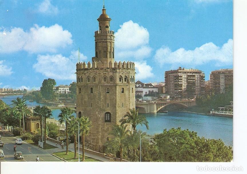 Postais: Postal 028525 : Sevilla, Torre del Oro y rio Guadalquivir - Varios