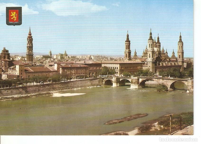 Postais: Postal 028727 : Basilica del Pilar y Catedral de la Seo. Zaragoza - Varios