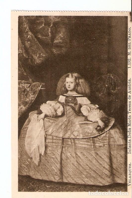 Postales: Postal 029032 : Velazquez. Infanta Do&ntilde;a Maria Teresa de Austria, Museo del Prado - Varios