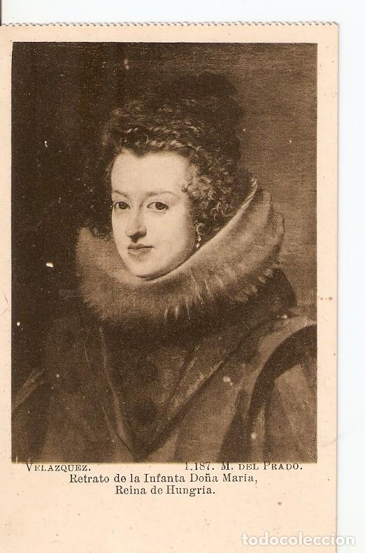 Cartoline: Postal 029051 : Velazquez. Retrato dela Infanta Do&ntilde;a Maria, Reina de Hungria. Museo del Prado - Vari