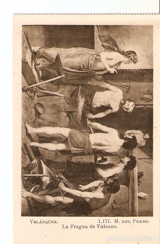 Postales: Postal 029029 : Velazquez. La Fragua de Vulcano, Museo del Prado - Varios