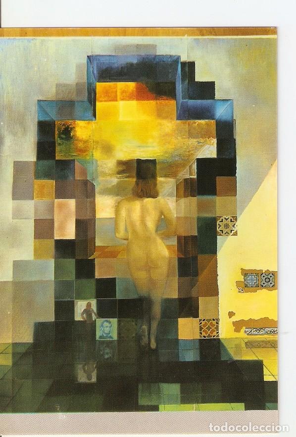 Postales: Postal 029093 : Gala desnuda mirando al mar que a 18 m. se convierte en Abraham Lincoln - Varios