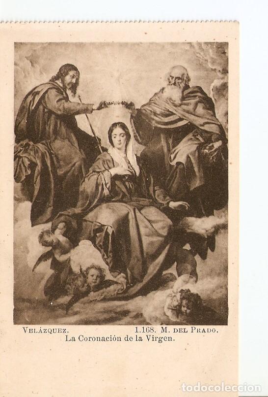 Cartoline: Postal 029274 : Velazquez. La Coronacion de la Virgen. Museo del Prado - Varios