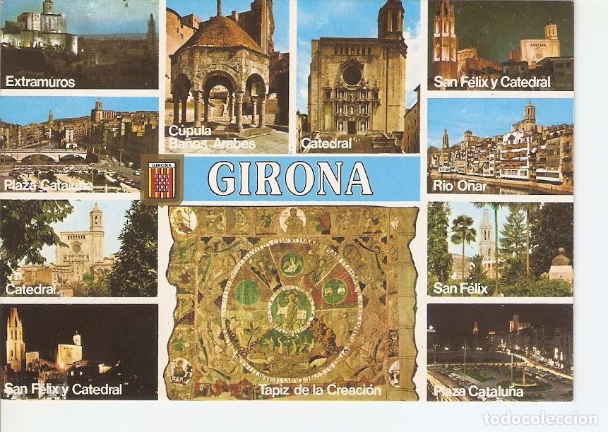 Postcards: Postal 029244 : Girona, diferens aspectes - Varios