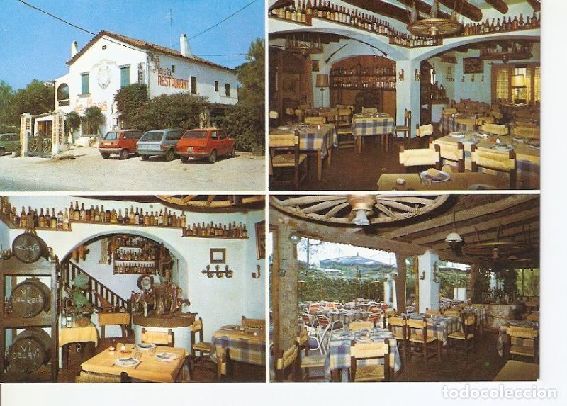 Cartes Postales: Postal 027433 : Restaurante La Masia men, Sitges (Barcelona) - Varios