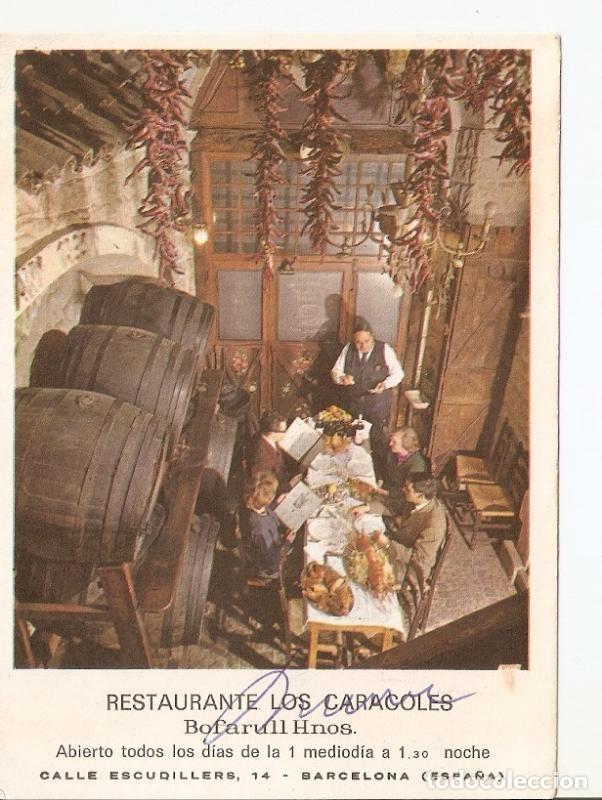 Postkarten: Postal 023380 : Restaurante los Caracoles - Barcelona - Varios