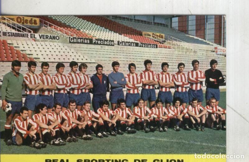 Postales: Postal 002025: Sporting de Gijon plantilla 1972-1973 - Varios