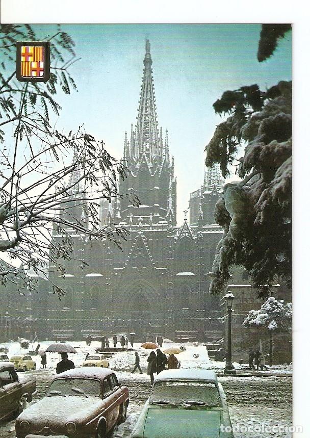 Postkarten: Postal 024521 : Barcelona. Nevada. La Catedral - Varios