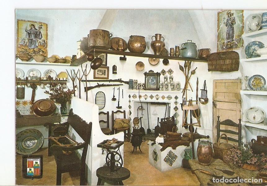 Postcards: Postal 024557 : Cocina tipica Mallorquina. Museo de Soller. Mallorca - Varios