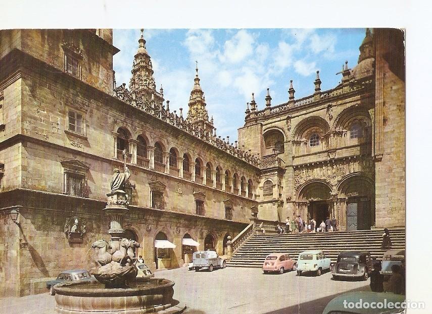 Postales: Postal 024685 : Fuente y fachada de las Platerias. Santiago de Compostela - Varios