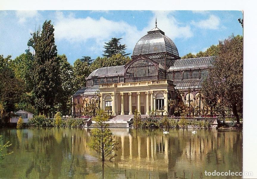 Postais: Postal 024723 : Parque del Retiro. Estanque y Palacio de Cristal. Madrid - Varios